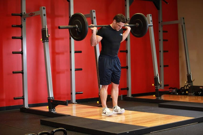 Rocking Standing Calf Raise - Step 0