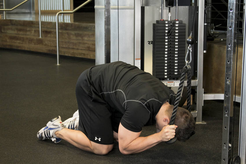 Rope Crunch - Step 1