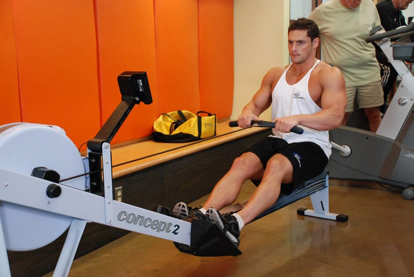 Rowing, Stationary - Step 1