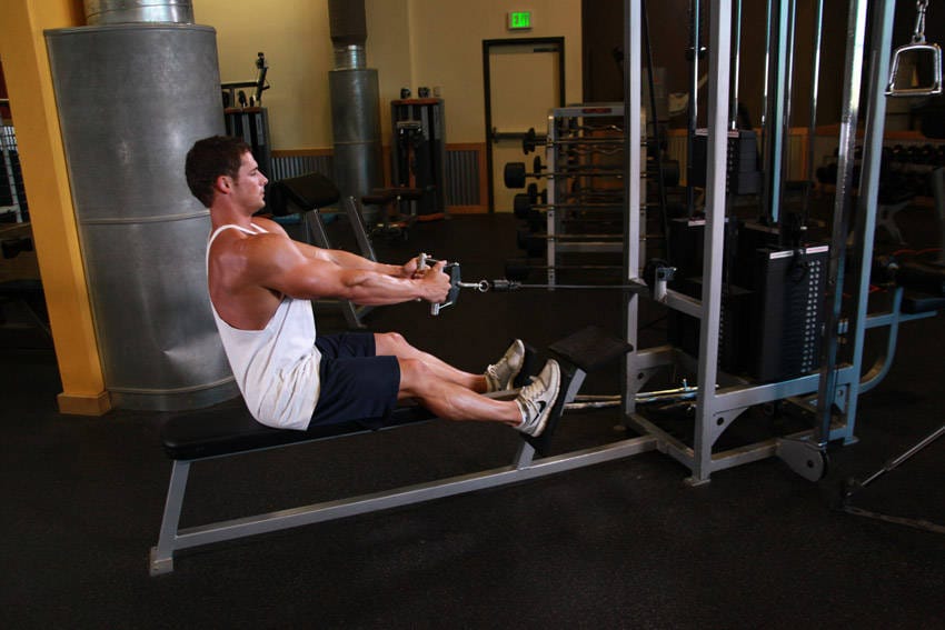 Seated Cable Rows - Step 0