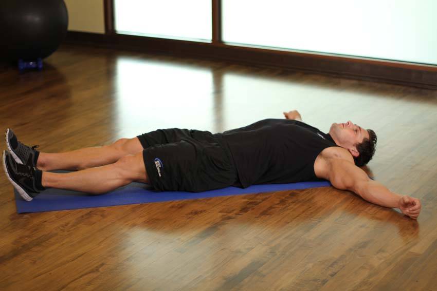 Side Lying Groin Stretch - Step 0