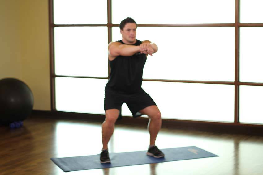 Sit Squats - Step 1