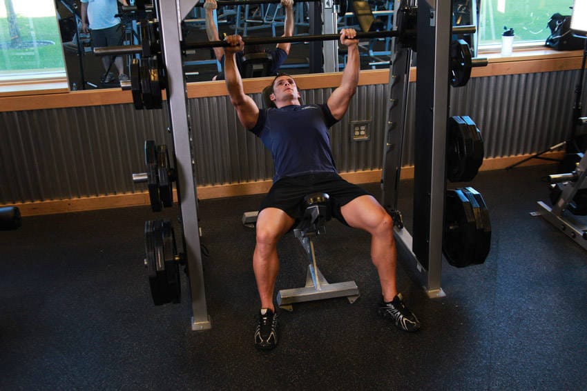 Smith Incline Shoulder Raise - Step 0