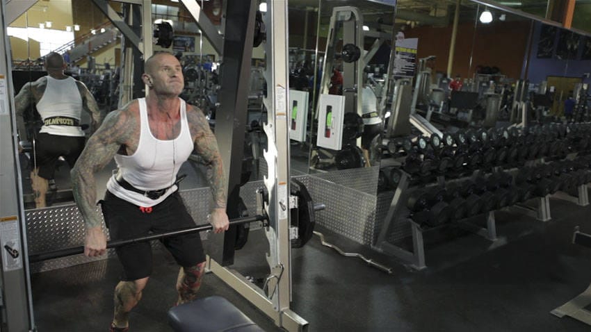 Smith Machine Hang Power Clean - Step 1