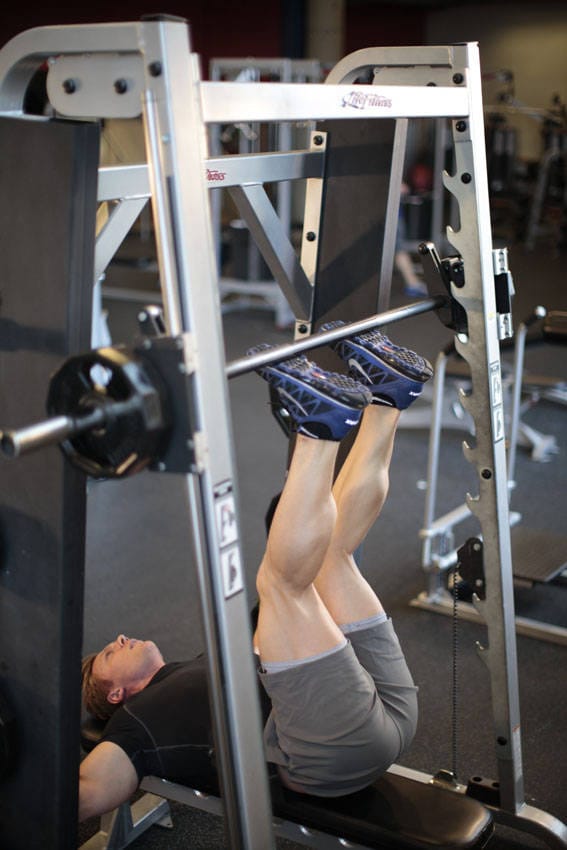 Smith Machine Hip Raise - Step 0