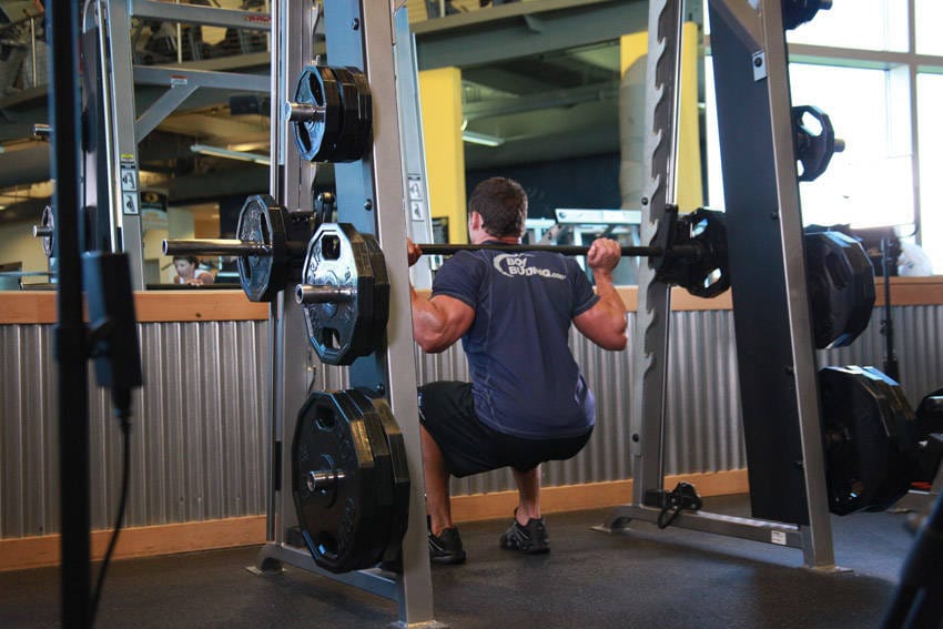 Smith Machine Squat - Step 0