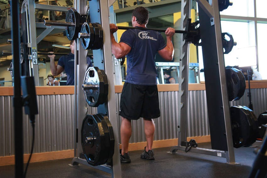 Smith Machine Squat - Step 1