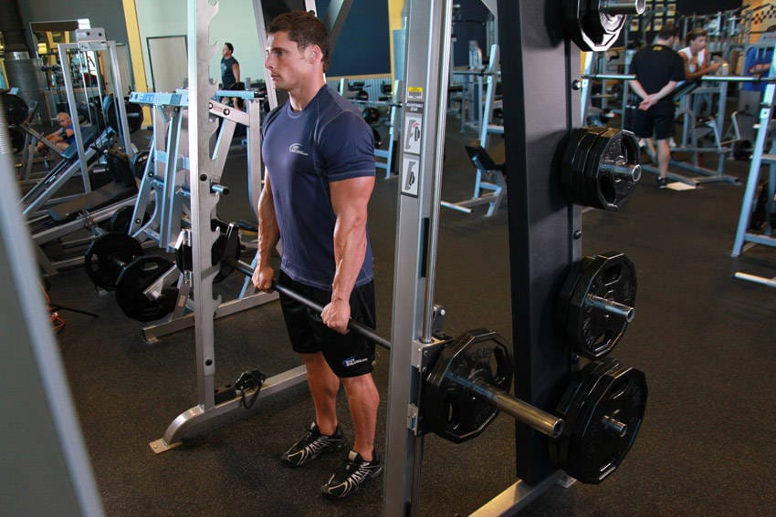 Smith Machine Stiff-Legged Deadlift - Step 1