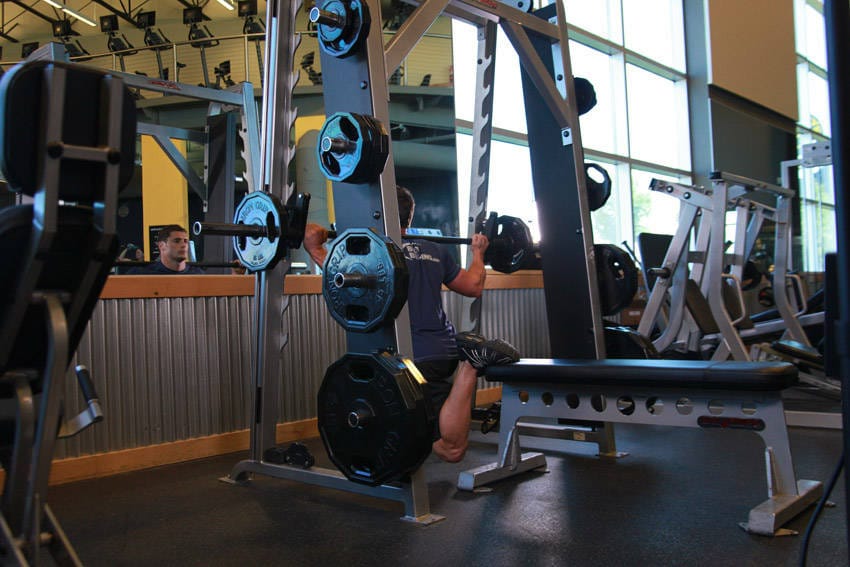 Smith Single-Leg Split Squat - Step 1