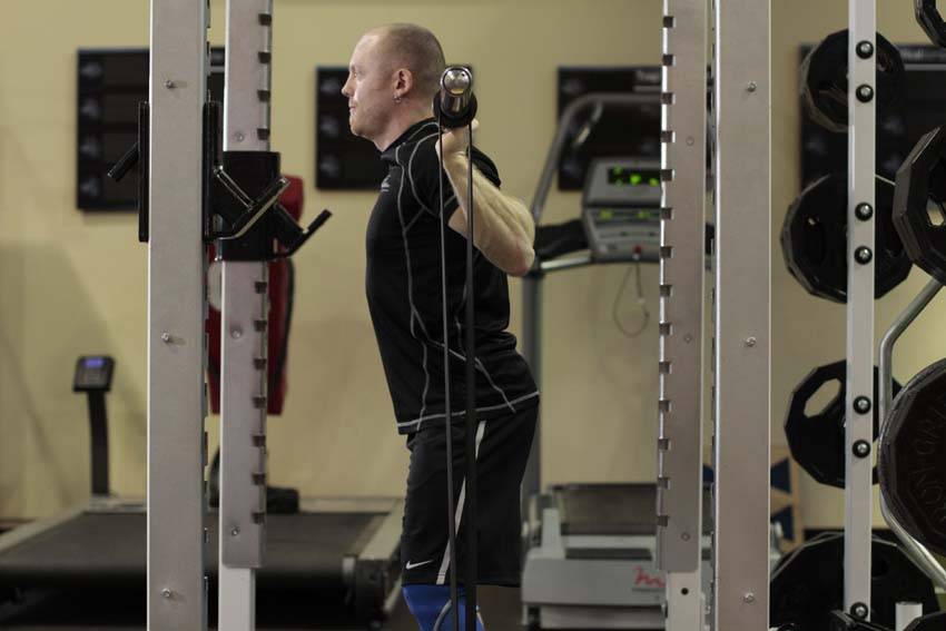 Squat with Bands - Step 0