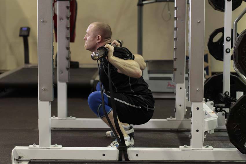 Squat with Bands - Step 1