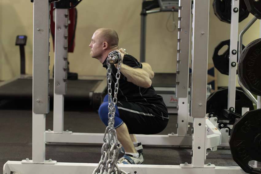 Squat with Chains - Step 1