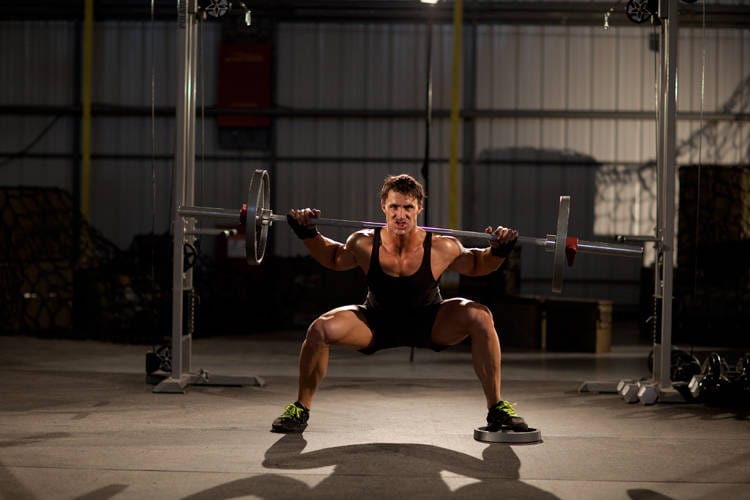 Squat with Plate Movers - Step 1