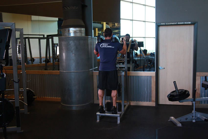 Standing Calf Raises - Step 1