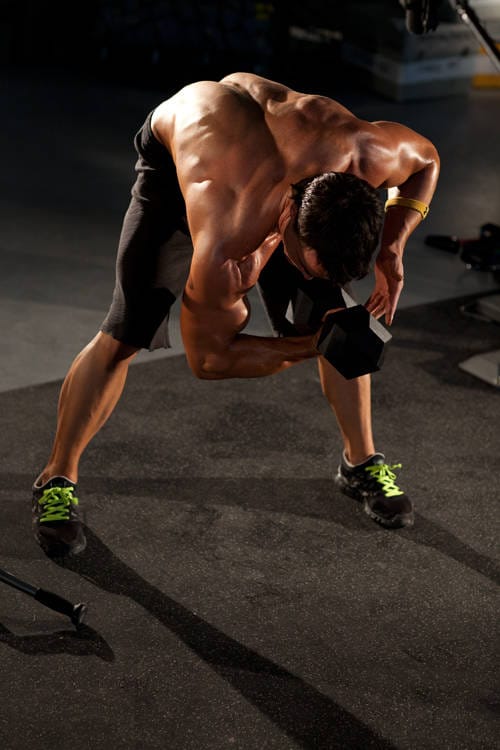 Standing Concentration Curl - Step 1
