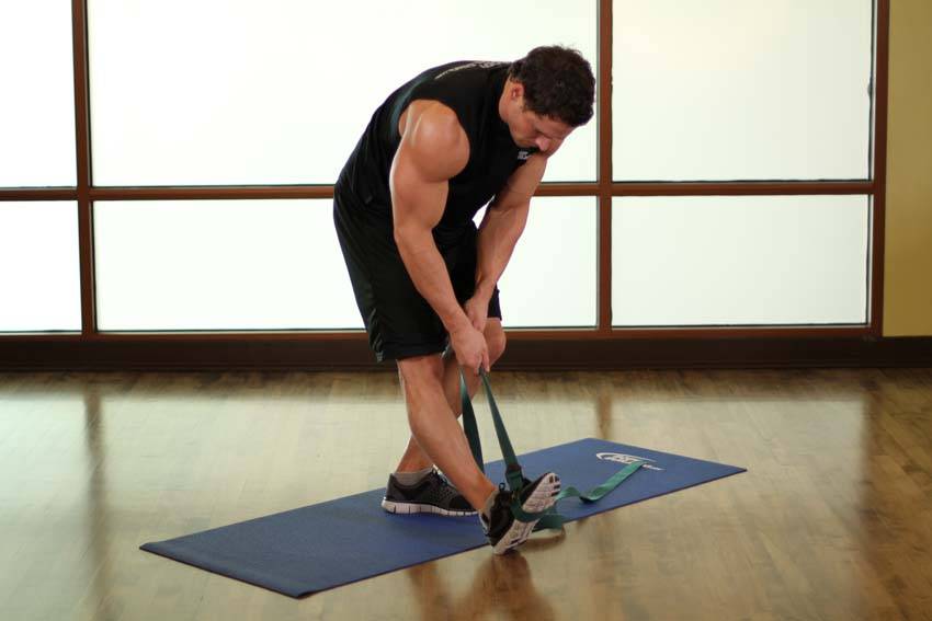 Standing Hamstring and Calf Stretch - Step 0