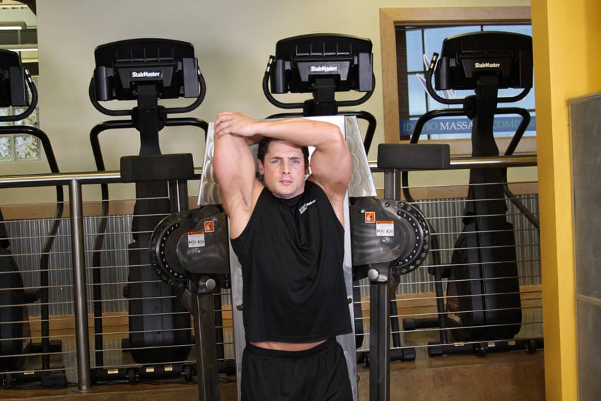 Standing Low-Pulley One-Arm Triceps Extension - Step 0