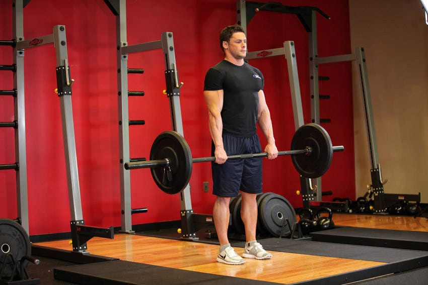 Stiff-Legged Barbell Deadlift - Step 1