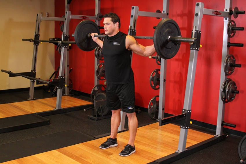 Stiff Leg Barbell Good Morning - Step 0