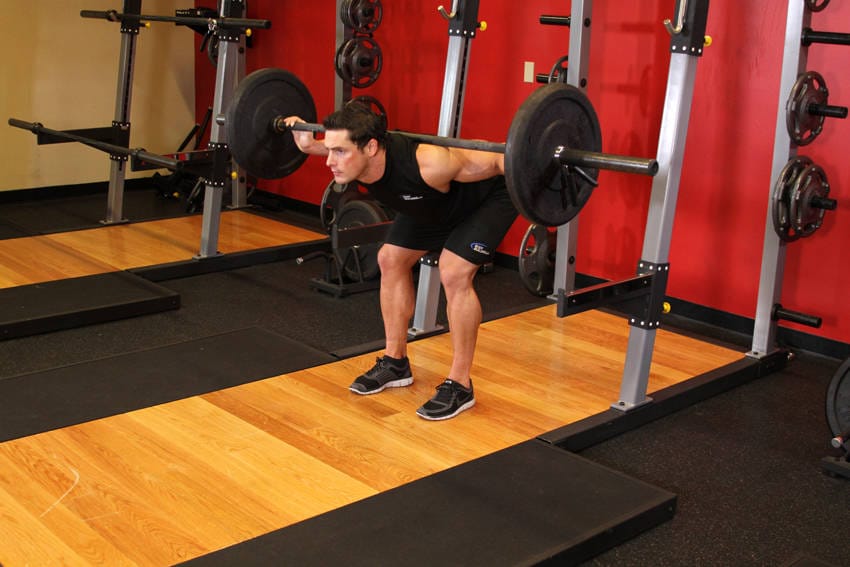 Stiff Leg Barbell Good Morning - Step 1