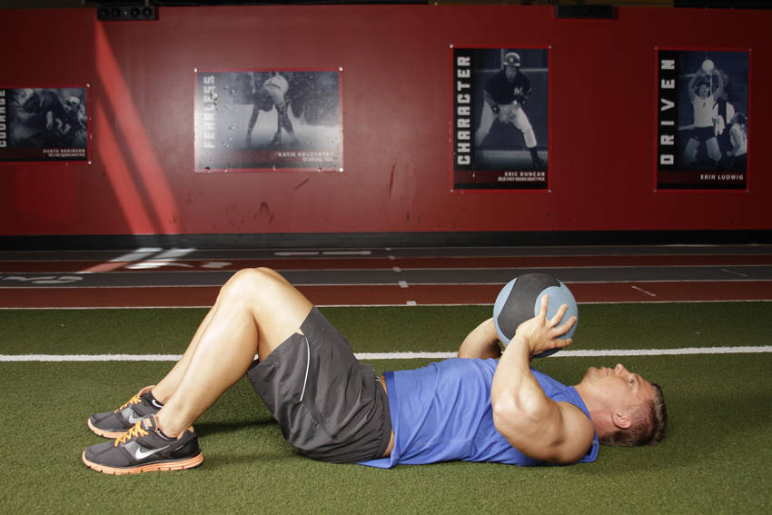 Supine Chest Throw - Step 0