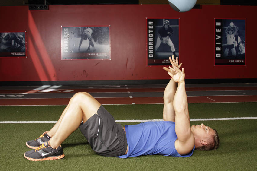 Supine Chest Throw - Step 1