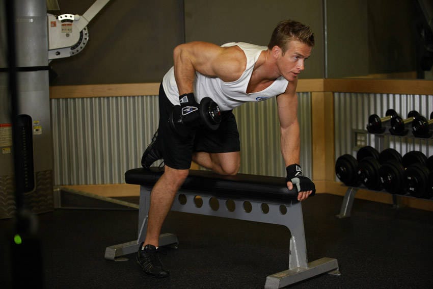 Tricep Dumbbell Kickback - Step 1