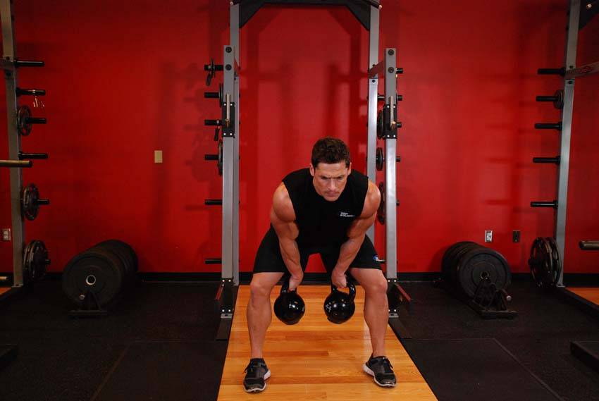 Two-Arm Kettlebell Clean - Step 0