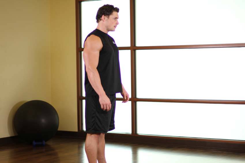 Upper Back Stretch - Step 0