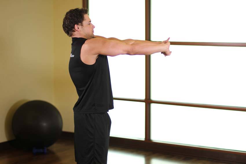 Upper Back Stretch - Step 1