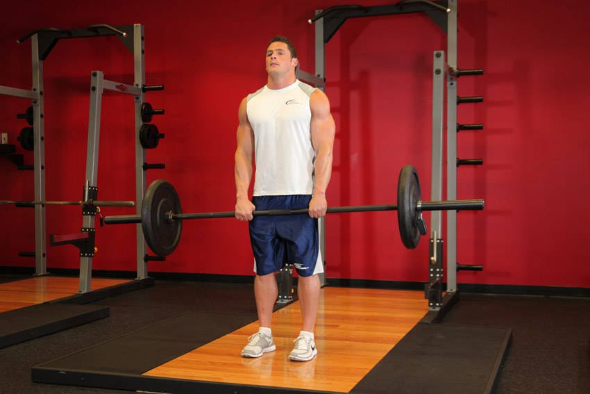 Upright Barbell Row - Step 1