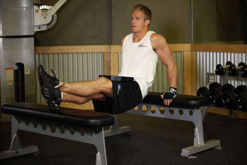 Weighted Bench Dip - Step 0