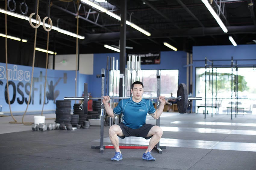 Weighted Jump Squat - Step 1