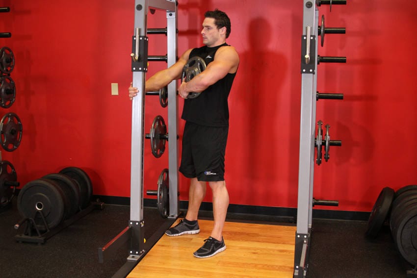 Weighted Sissy Squat - Step 0