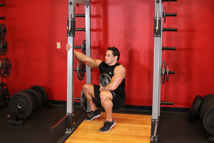 Weighted Sissy Squat - Step 1