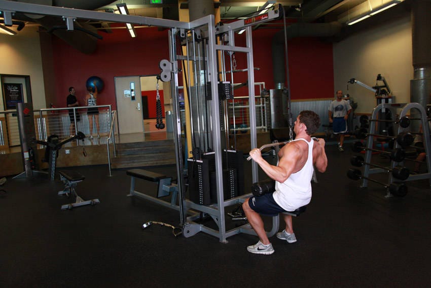 Wide-Grip Lat Pulldown - Step 1