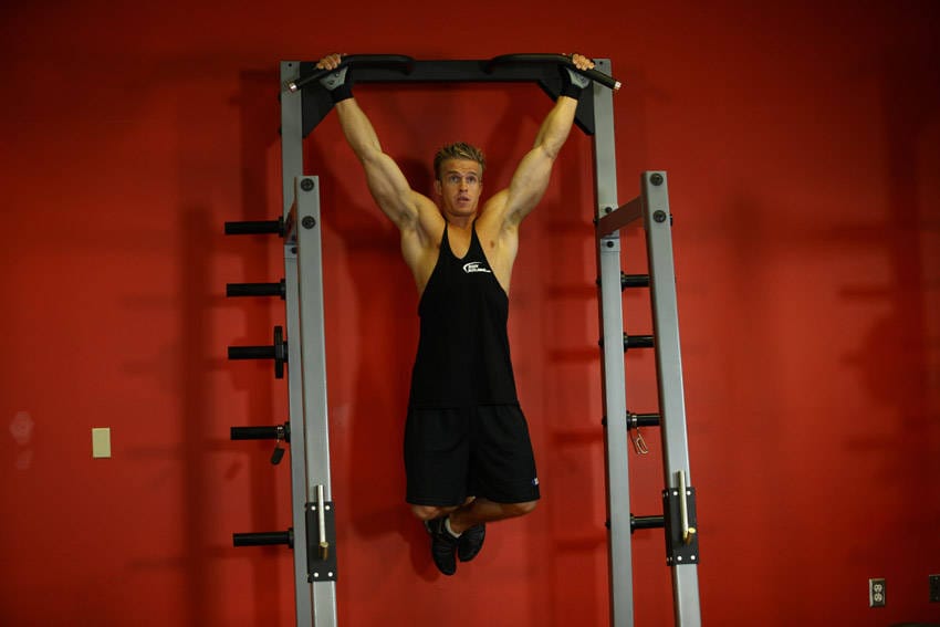 Wide-Grip Rear Pull-Up - Step 1
