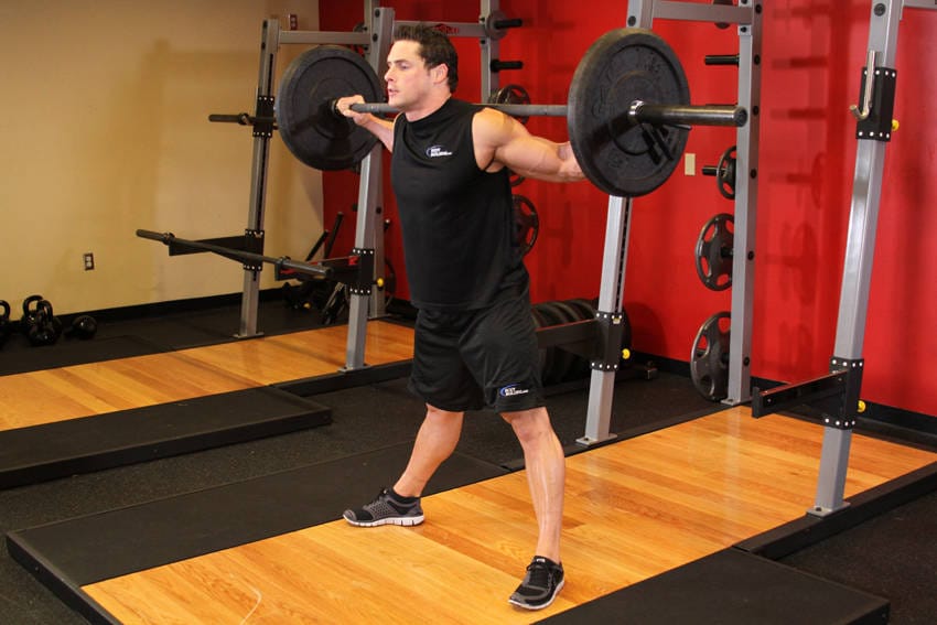 Wide Stance Barbell Squat - Step 0