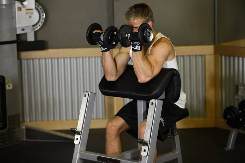Zottman Preacher Curl - Step 1